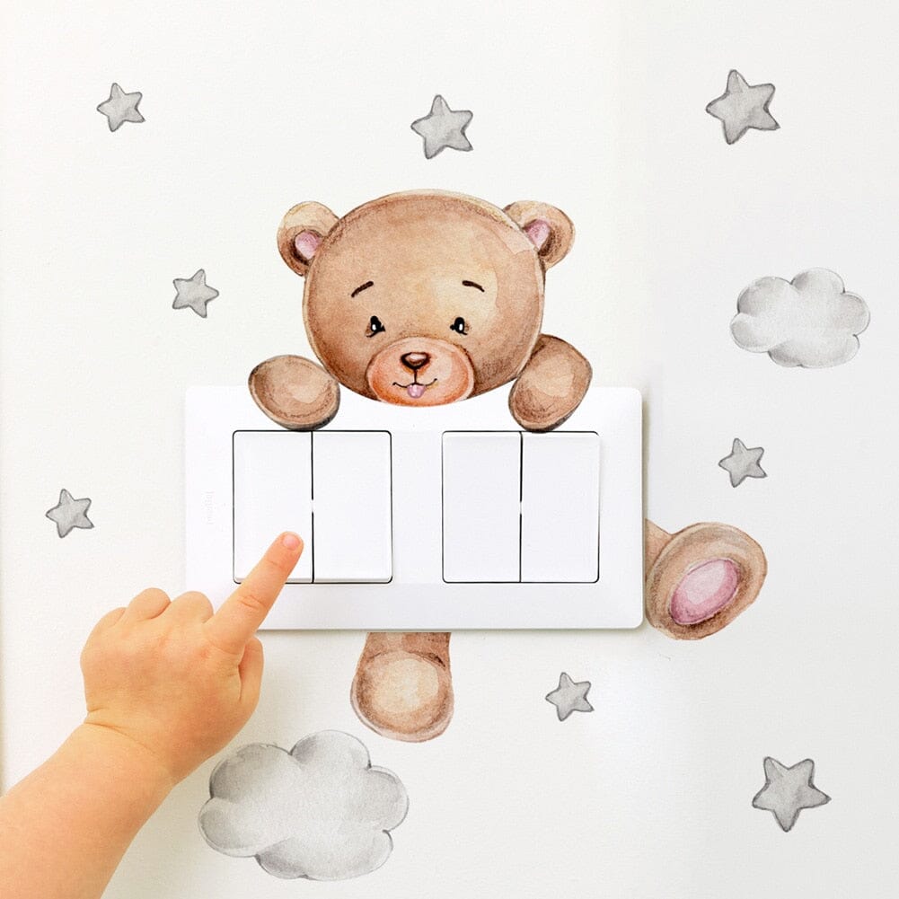 Stickybear™ - Sticker ourson décoratif | Chambre d'enfants - Little BB