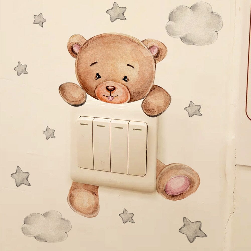 Stickybear™ - Sticker ourson décoratif | Chambre d'enfants - Little BB