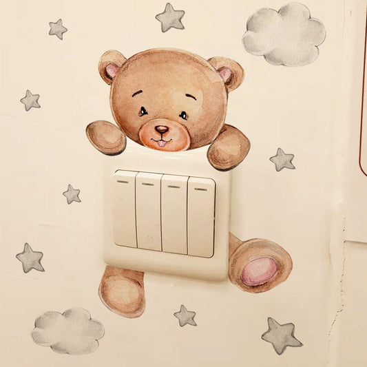 Stickybear™ - Sticker ourson décoratif | Chambre d'enfants - Little BB