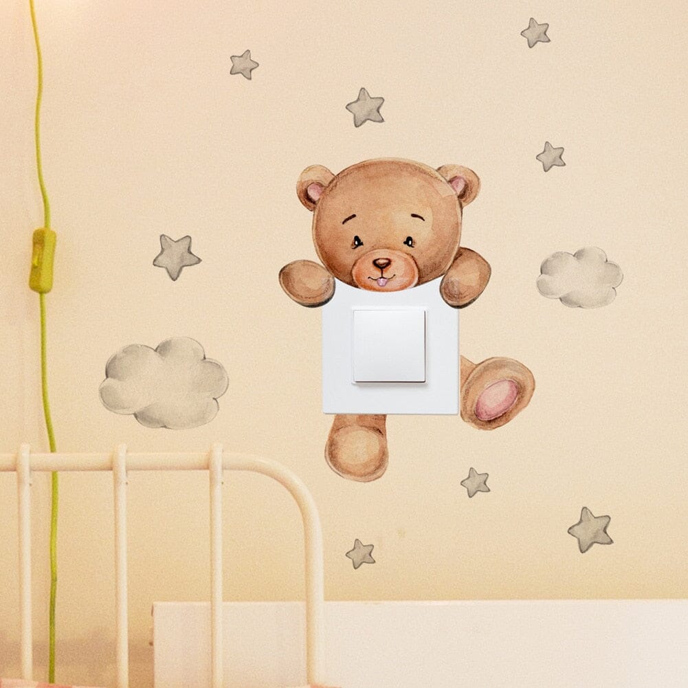 Stickybear™ - Sticker ourson décoratif | Chambre d'enfants - Little BB