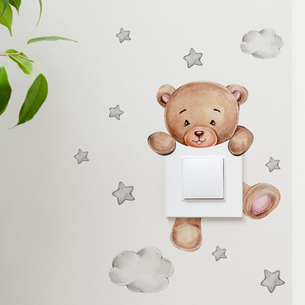 Stickybear™ - Sticker ourson décoratif | Chambre d'enfants - Little BB