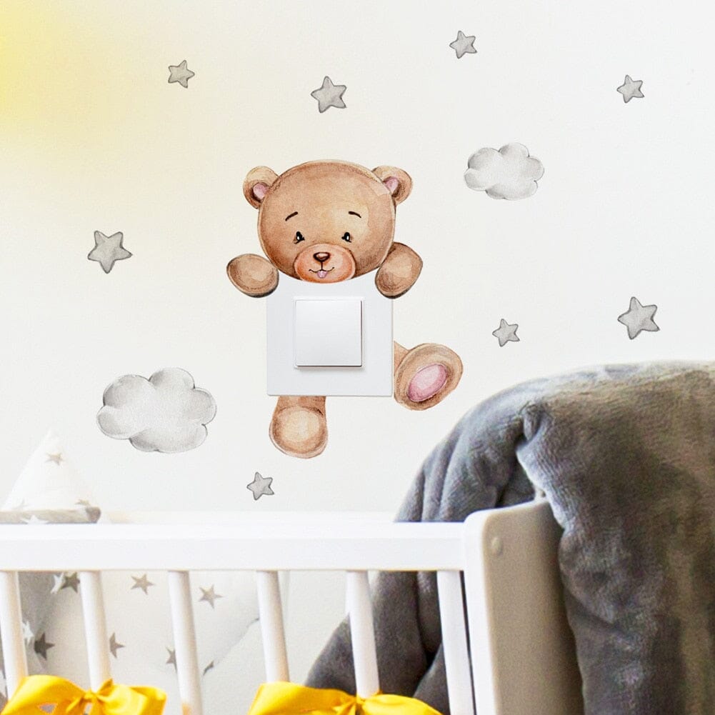 Stickybear™ - Sticker ourson décoratif | Chambre d'enfants - Little BB